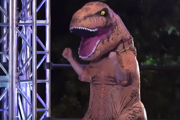 T-Rex Ninja Warrior…Because We All Could Use a Laugh